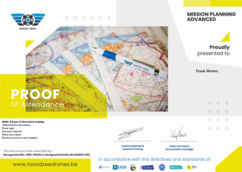 Proof Of Attendance - Mission Planning Advanced